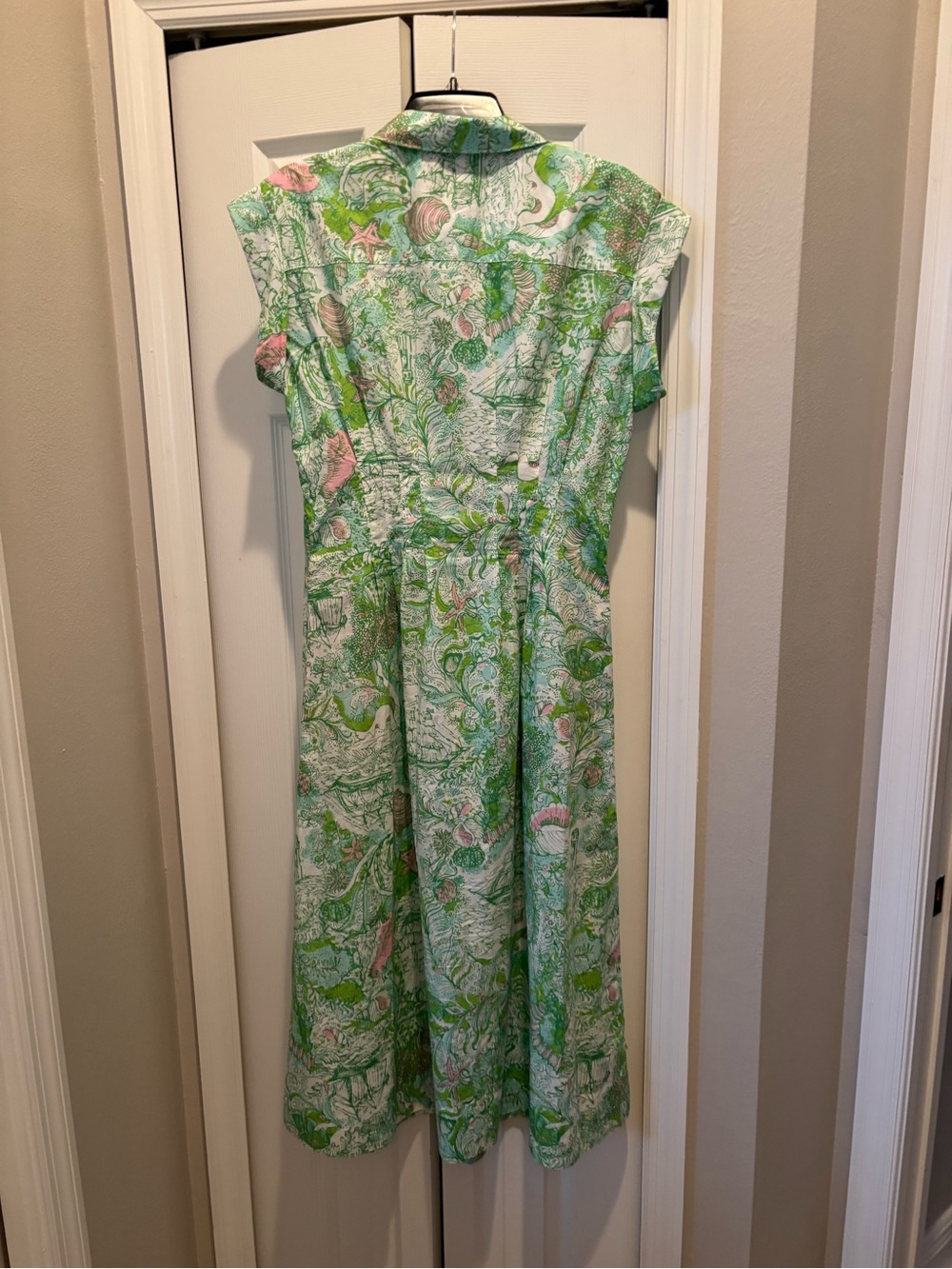 Lilly Pulitzer Tonya Shirtdress in Ship to Shore pattern - Picture 8 of 10